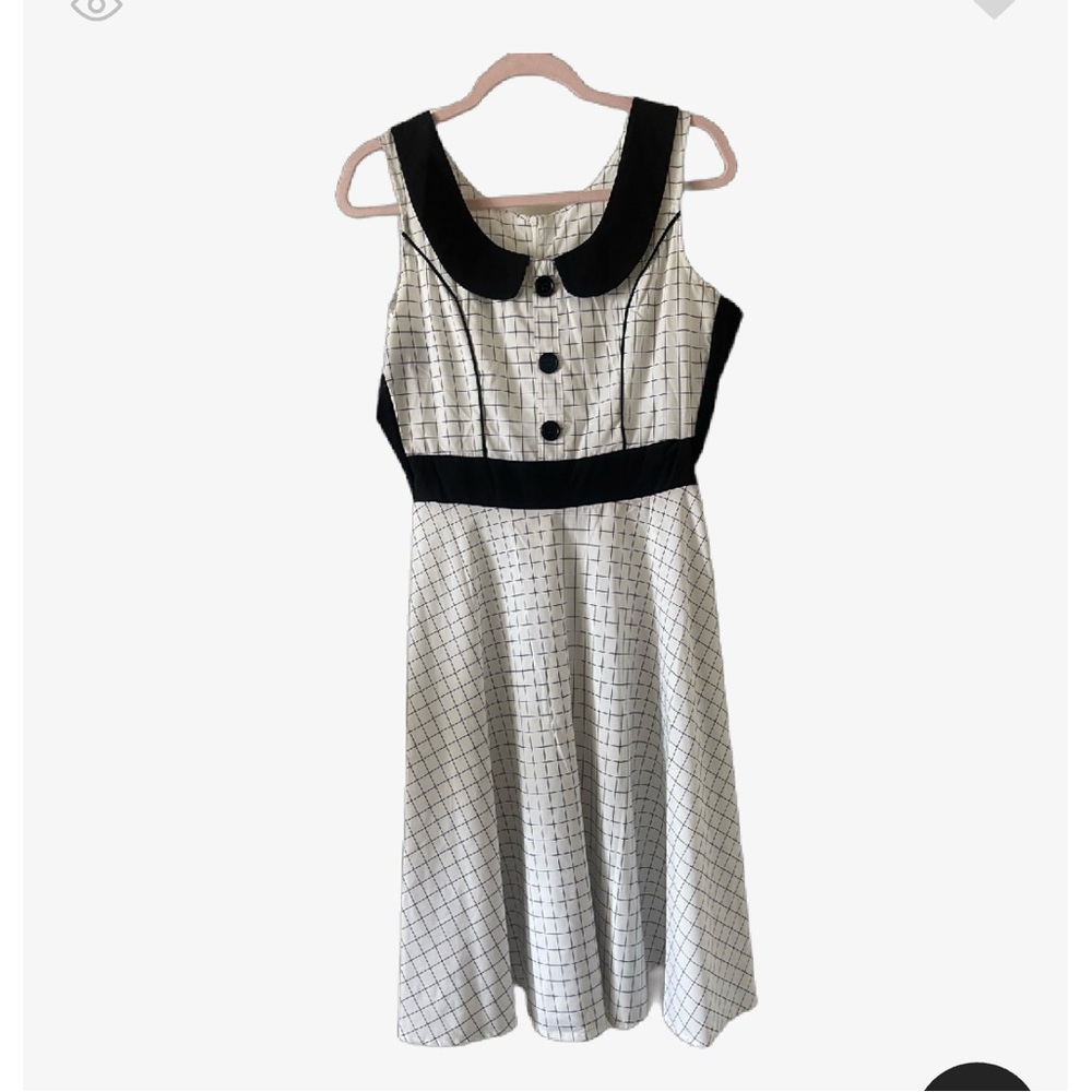 Chic Black and White Dress